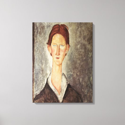 Studienportrait, c.1918-19 leinwanddruck (Vorderseite)