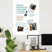 Studienposter Was Great Danes denken Poster (Heimbüro)
