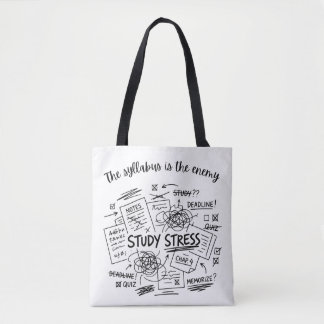 Studienstress Ästhetik-Tasche | Lustige Studentin Tasche