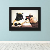 Studienzeit Leinwanddruck (Insitu (Holzboden))