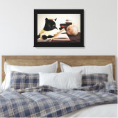 Studienzeit Leinwanddruck (Insitu (Schlafzimmer))