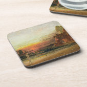 Studieren Sie für "die Grotte der Kalypsos", Getränkeuntersetzer (Linke Seite)