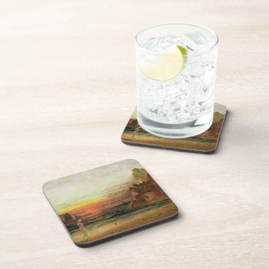 Studieren Sie für "die Grotte der Kalypsos", Getränkeuntersetzer (Rechte Seite)