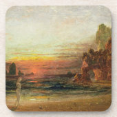 Studieren Sie für "die Grotte der Kalypsos", Getränkeuntersetzer (Vorderseite)