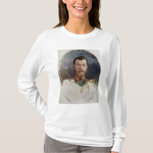 Studieren Sie für ein Porträt des Zars Nicholas II T-Shirt