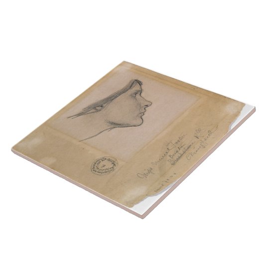 Studieren Sie für "Lamia", c.1904-05 (Bleistift Fliese (Seite)