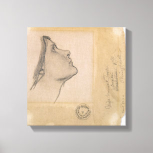 Studieren Sie für "Lamia", c.1904-05 (Bleistift Leinwanddruck