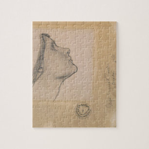 Studieren Sie für "Lamia", c.1904-05 (Bleistift Puzzle