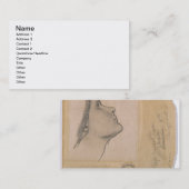 Studieren Sie für "Lamia", c.1904-05 (Bleistift Visitenkarte (Vorne/Hinten)
