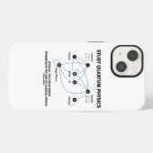 Studieren Sie Quantenphysik Higgs-Feld Standardmod iPhone Hülle (Rückseite (Horizontal))