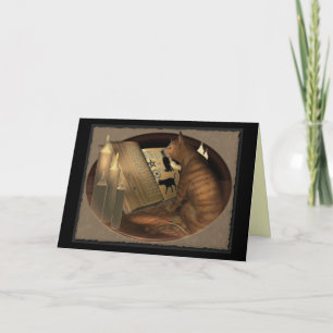 Studieren von Katzen-Lektionen Karte