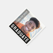 Studierende Abschluss Foto modern Serviette (Ecke)
