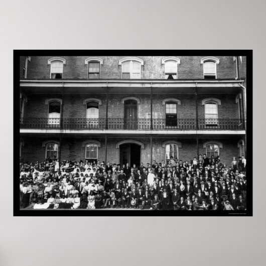 Studierende an der Berea Uni in Berea, KY 1899 Poster (Vorne)