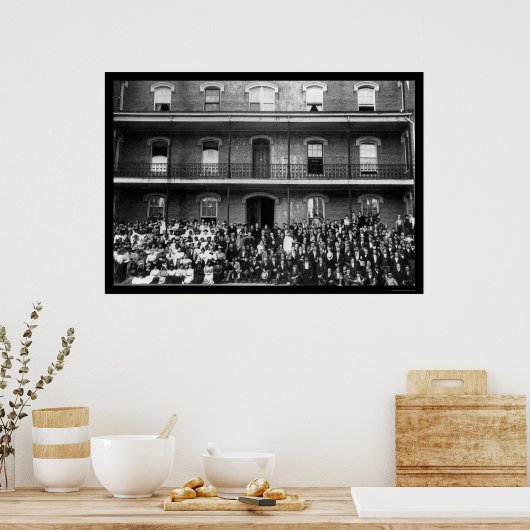 Studierende an der Berea Uni in Berea, KY 1899 Poster (Küche)