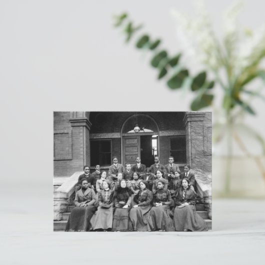 Studierende der Fisk University: 1899 Postkarte (Stehend Vorderseite)