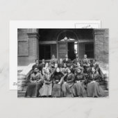 Studierende der Fisk University: 1899 Postkarte (Vorne/Hinten)