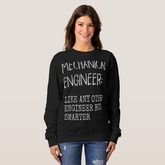 Studierende der Maschinenbautechnik Sweatshirt (Vorne ganz)