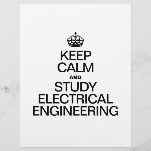 STUDIERENDE ELEKTRISCHE TECHNOLOGIE behalten UND S Flyer (Vorne)