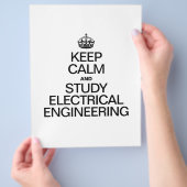 STUDIERENDE ELEKTRISCHE TECHNOLOGIE behalten UND S Flyer (Hand)