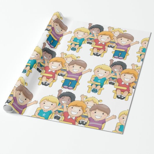 Studierende Geschenkpapier (Ungerollt)