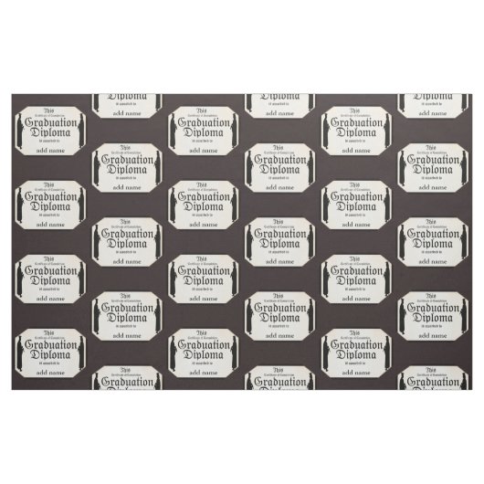 Studierende mit Stehendem Diplom Stoff (Yard (91,4 cm))