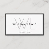 Studierende Moderner Minimalistischer QR-Code Visitenkarte (Vorderseite)