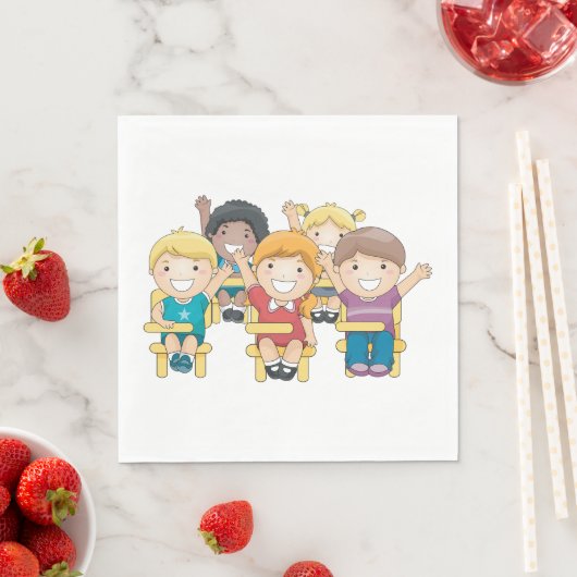 Studierende Serviette (Beispiel)