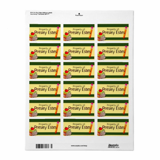 Studierende stellen Aufkleber für die Güteklasse " Adressaufkleber (Vorne)