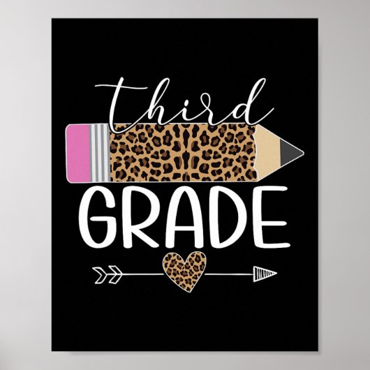 Studierende von Leopard-Stift zurück zu Schullehre Poster (Vorne)
