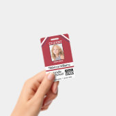 Studierendes Foto - Rot Ausweis (Handheld)