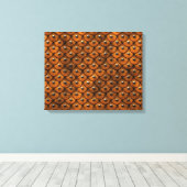 Studiertes Leder 1 gezogene Canvas Leinwanddruck (Insitu (Holzboden))