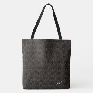 Studiertes Leder 1A-B All-Over-Print-Totbeutel Tasche