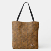 Studiertes Leder 1A-B All-Over-Print-Totbeutel Tasche (Rückseite)