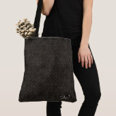 Studiertes Leder 1A-B All-Over-Print-Totbeutel Tasche (Von Nahem)