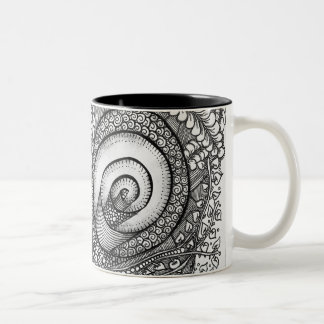 Studio 40: Doppel-Tasse Zweifarbige Tasse