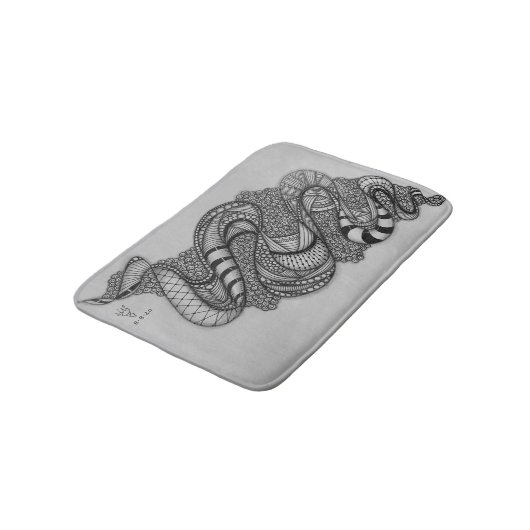 Studio 40: Sleepy Swirl Badematte (Schrägansicht)