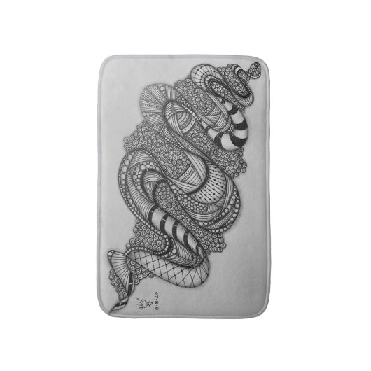 Studio 40: Sleepy Swirl Badematte (Vorderseite Vertikal)