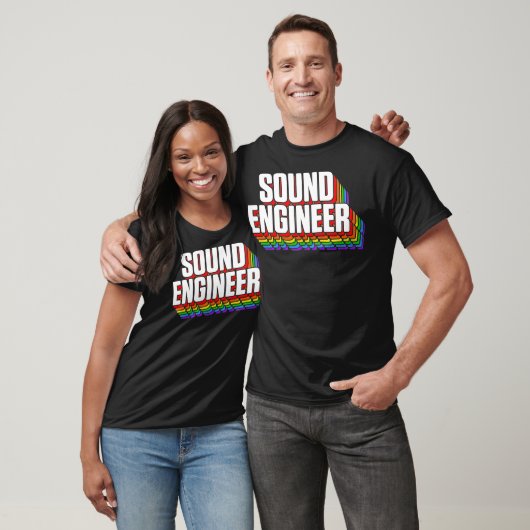 Studio Audio Engineer Fun Sing Sound Typ Tech T-Shirt (Unisex)