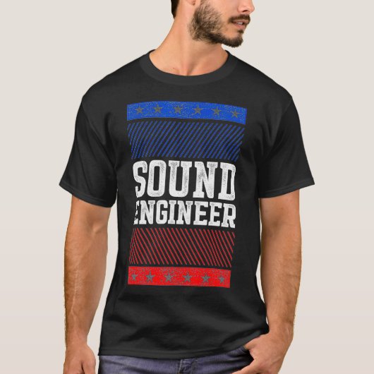Studio Audio Engineer Fun Tools Sound Typ Tech T-Shirt (Vorderseite)