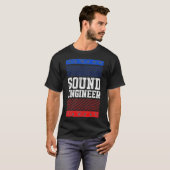 Studio Audio Engineer Fun Tools Sound Typ Tech T-Shirt (Vorne ganz)