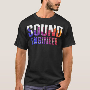 Studio Audio Engineer Tools Sound Typ Tech  T-Shirt