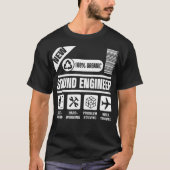 Studio Audio Engineer Travel Sound Guy Tech T-Shirt (Vorderseite)
