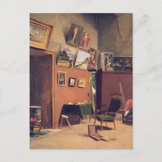 Studio auf der Rue de Furstenberg | Fré dé Bazil Postkarte (Vorderseite)