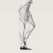 Studio auf der Straße Minimalistisches Muster Leggings (Rechts)
