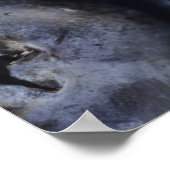 Studio-Aufnahme von Blaubeeren 3 Poster (Ecke)