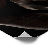 Studio-Aufnahme von Frau, die Yoga praktiziert. we Poster (Ecke)