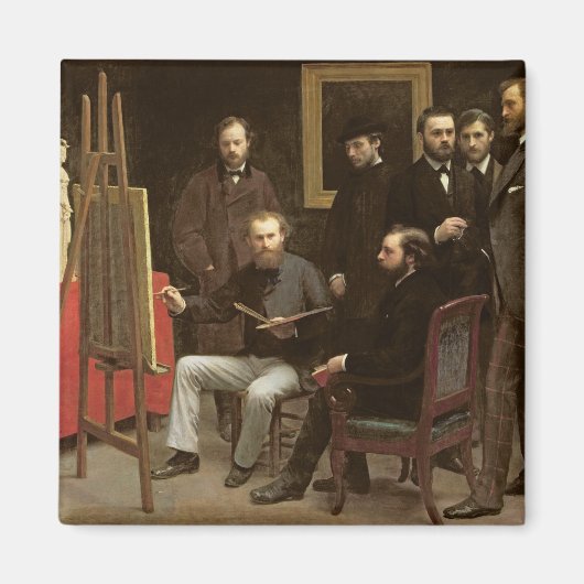 Studio bei Batignolles, 1870 Magnet (Vorne)
