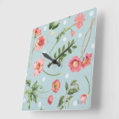 Studio Botanicals Quadratische Wanduhr (Winkel)