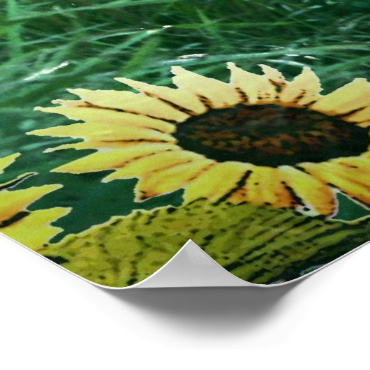 Studio Door by Gregory Gallo Poster (Ecke)