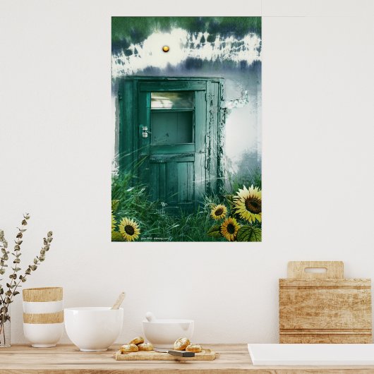 Studio Door by Gregory Gallo Poster (Küche)